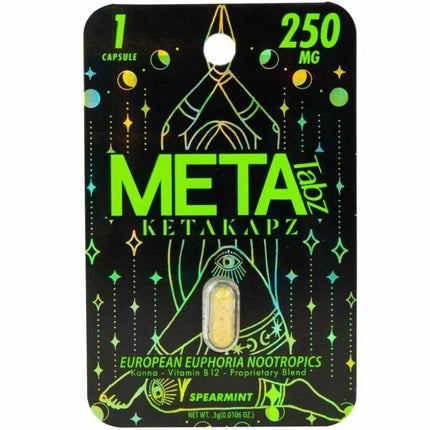 META KETAKAPZ 250MG EUROPEAN NOOTROPIC CHEWABLE TABZ (6CT/PACK)