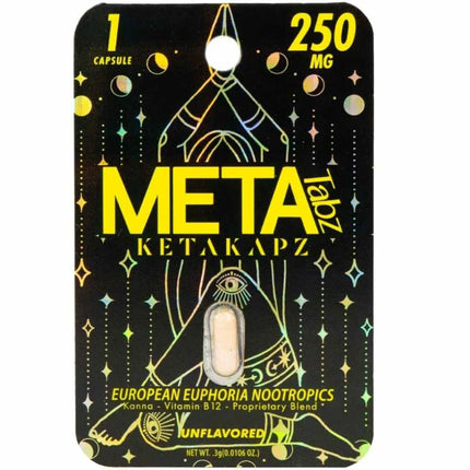 META KETAKAPZ 250MG EUROPEAN NOOTROPIC CHEWABLE TABZ (6CT/PACK)