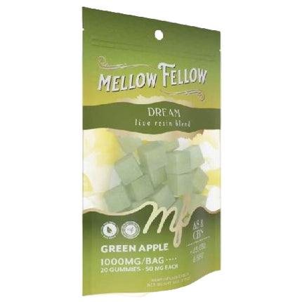 MELLOW FELLOW 50MG LIVE RESIN GUMMIES (20CT BAG)