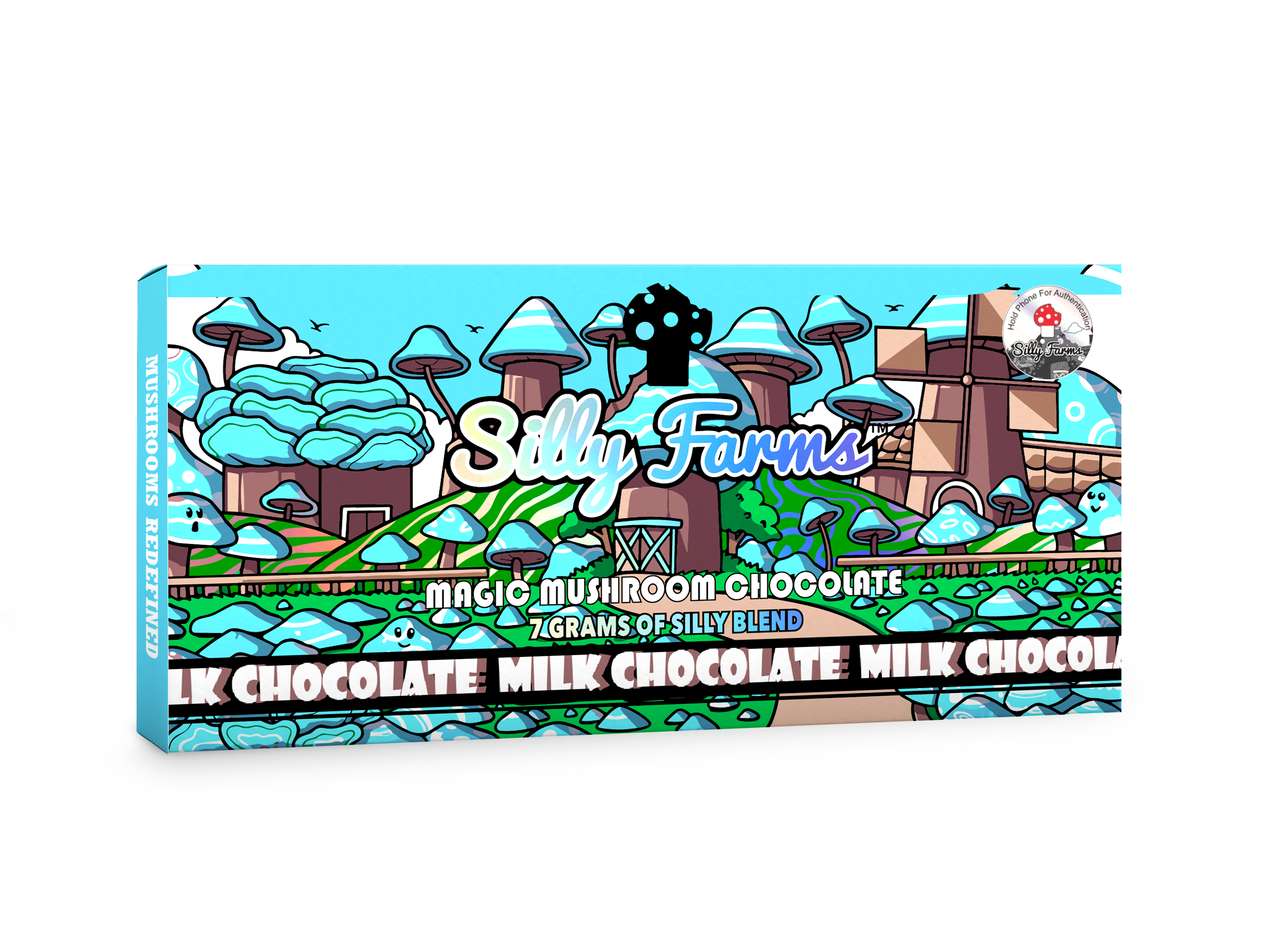 SILLY FARMS MAGIC MUSHROOM CHOCOLATE 7 GRAMS SILLY BLEND
