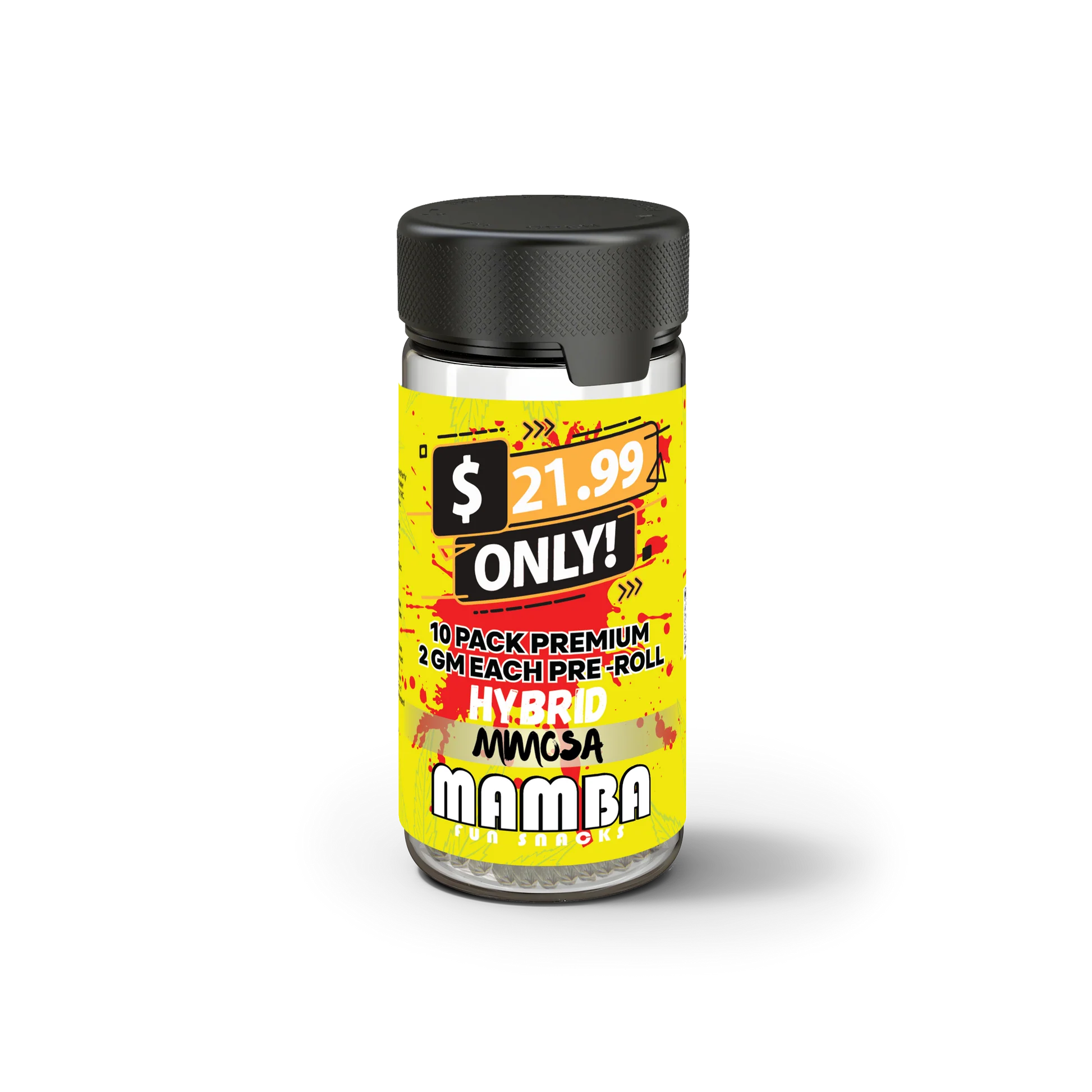 MAMBA $21.99 10 PACK PREMIUM 2 GRAM EACH PRE-ROLLS
