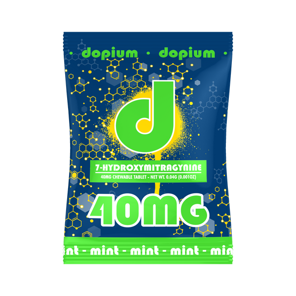 DOPIUM 7-HYROXYMITRAGYNINE 40MG TABLETS (30CT/DISPLAY)