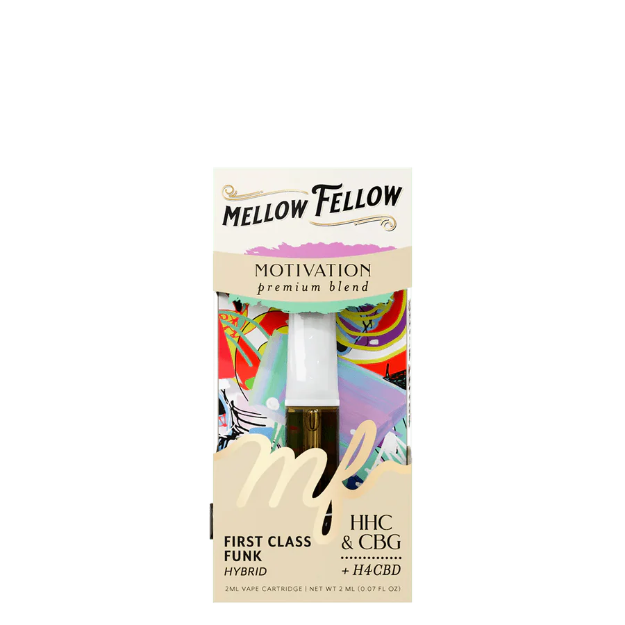 MELLOW FELLOW PREMIUM BLEND 2ML CARTRIDGE (MOTIVATION) | FIRST CLASS FUNK (HYBRID)