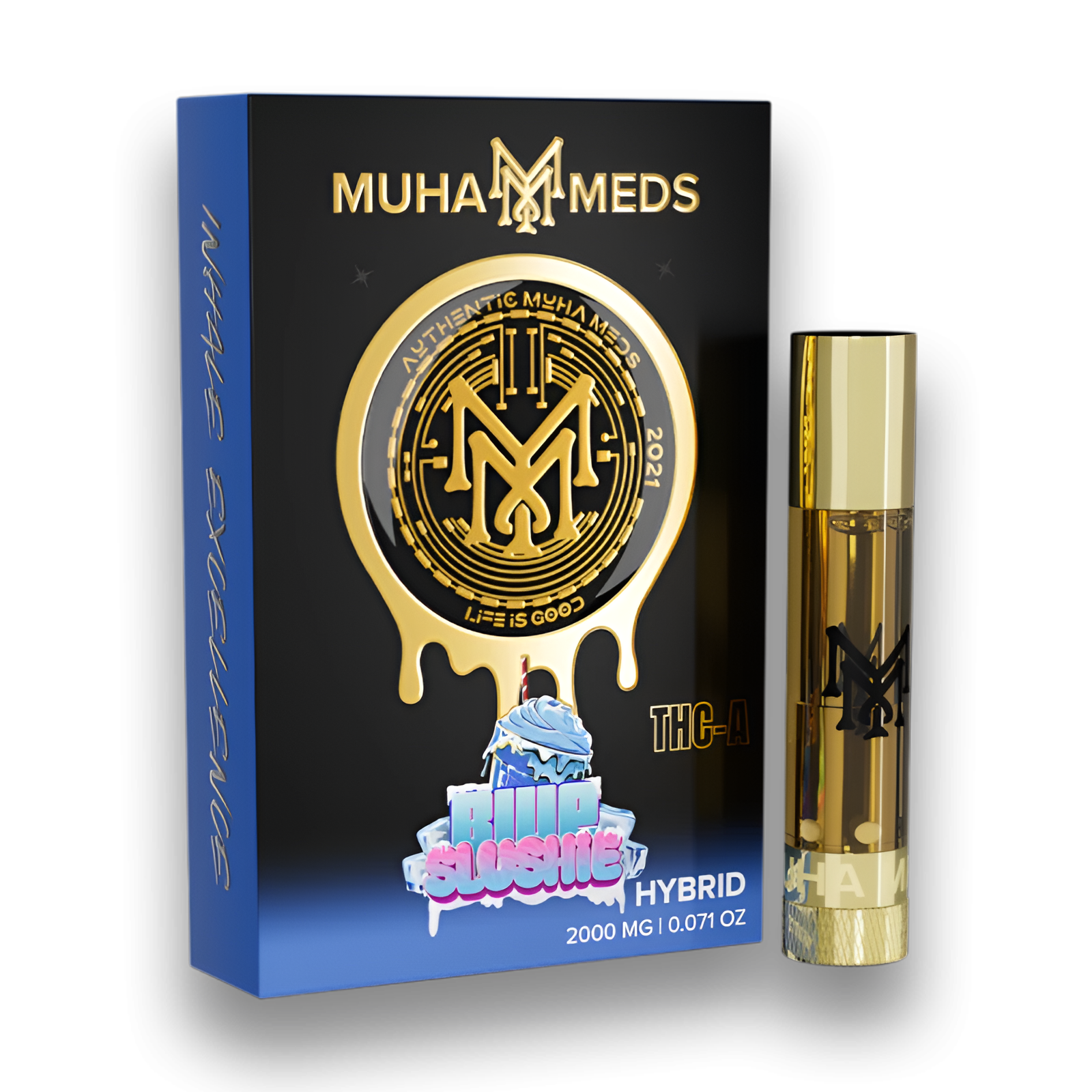 MUHA MEDS 2G THC-A DIAMONDS CARTRIDGE (5CT DISPLAY)