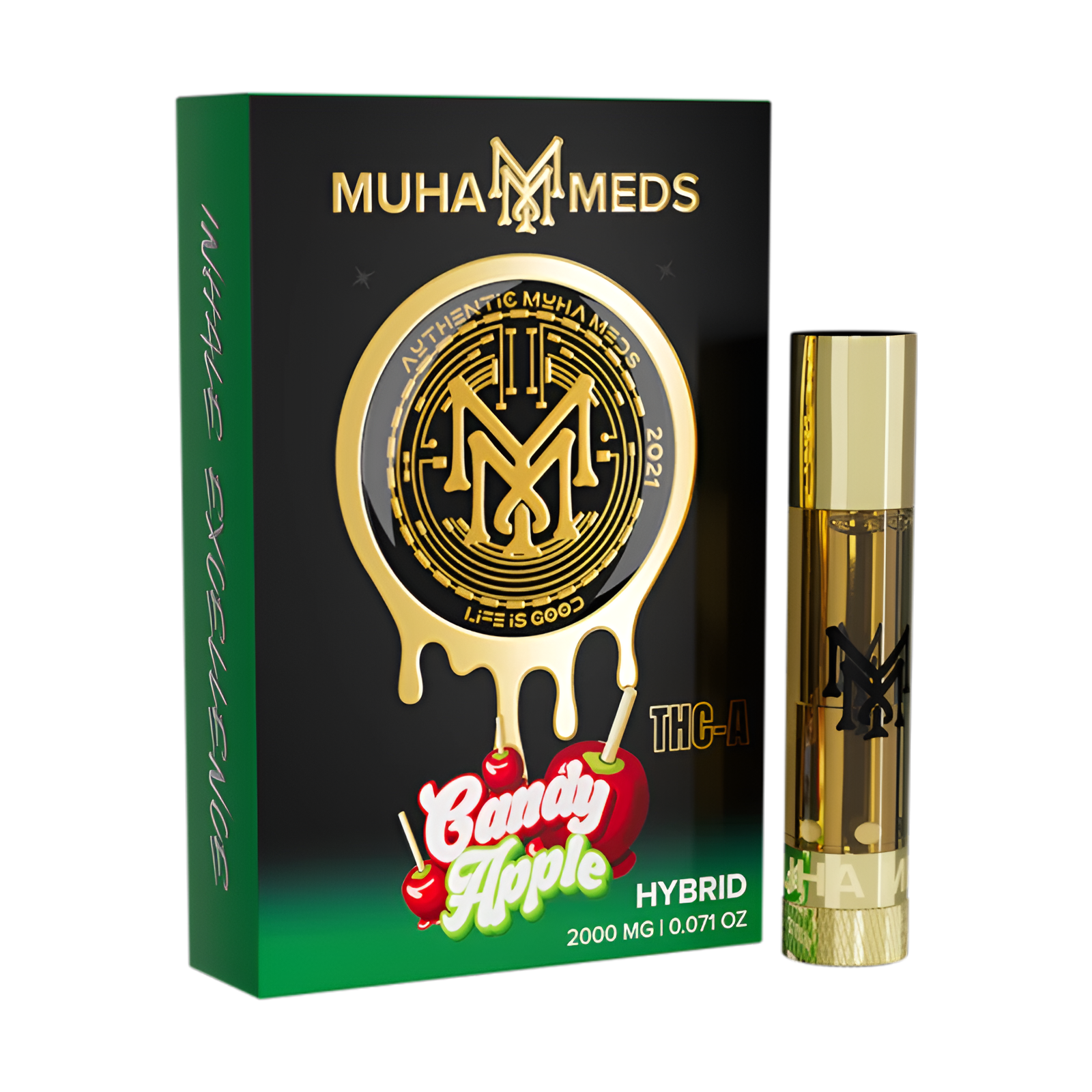 MUHA MEDS 2G THC-A DIAMONDS CARTRIDGE (5CT DISPLAY)