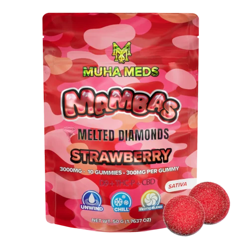 MUHA MEDS MELTED DIAMONDS 3000MG GUMMIES (300MG/GUMMY)