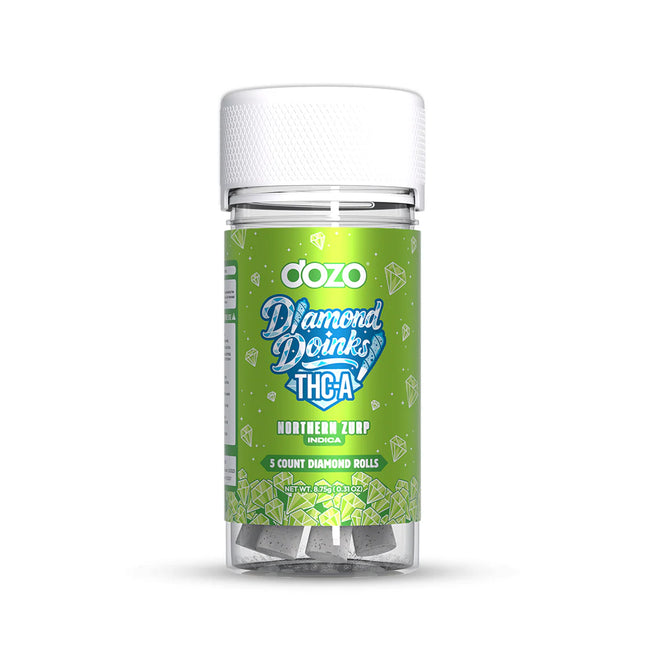 DOZO DIAMOND DOINKS 1.5 GRAM THC-A DIAMOND ROLLS (5CT JAR)