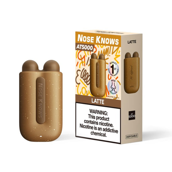NOSE KNOWS AT5000 2% DISPOSABLE VAPE (5CT DISPLAY) Rising Wholesale Inc. NOSE KNOWS AT5000 2% DISPOSABLE VAPE (5CT DISPLAY) Rising Wholesale Inc.
