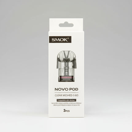 SMOK NOVO POD CLEAR MESHED 0.6OHM (3PC/PACK)