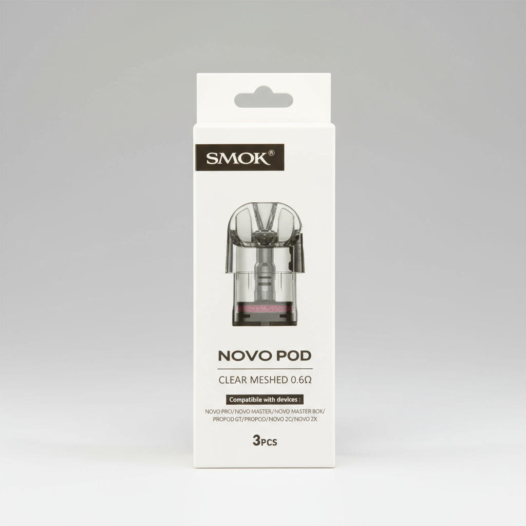 SMOK NOVO POD CLEAR MESHED 0.6OHM (3PC/PACK)
