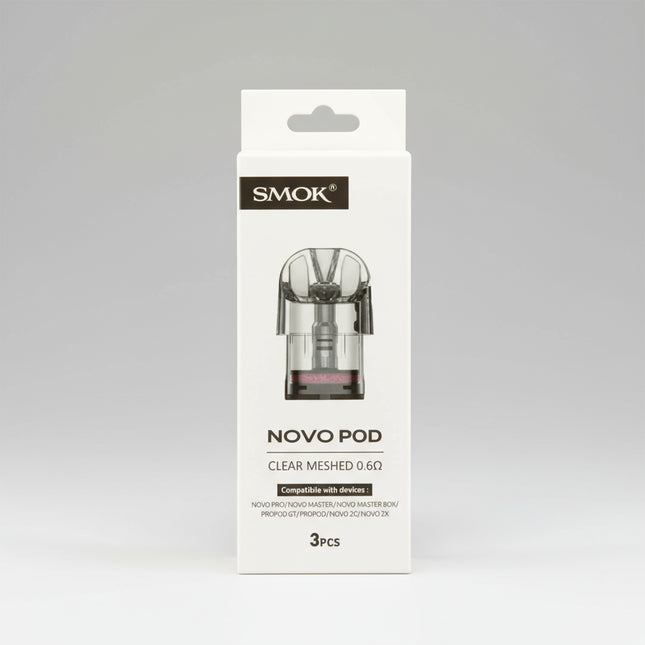 SMOK NOVO POD CLEAR MESHED 0.6OHM (3PC/PACK)