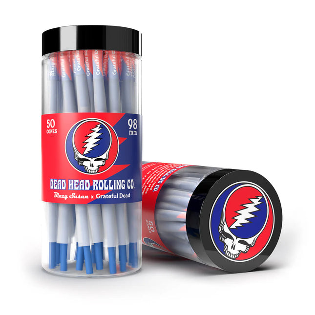 BLAZY SUSAN X GRATEFUL DEAD PRE ROLLED CONES (50CT/JAR) | 98MM SIZE