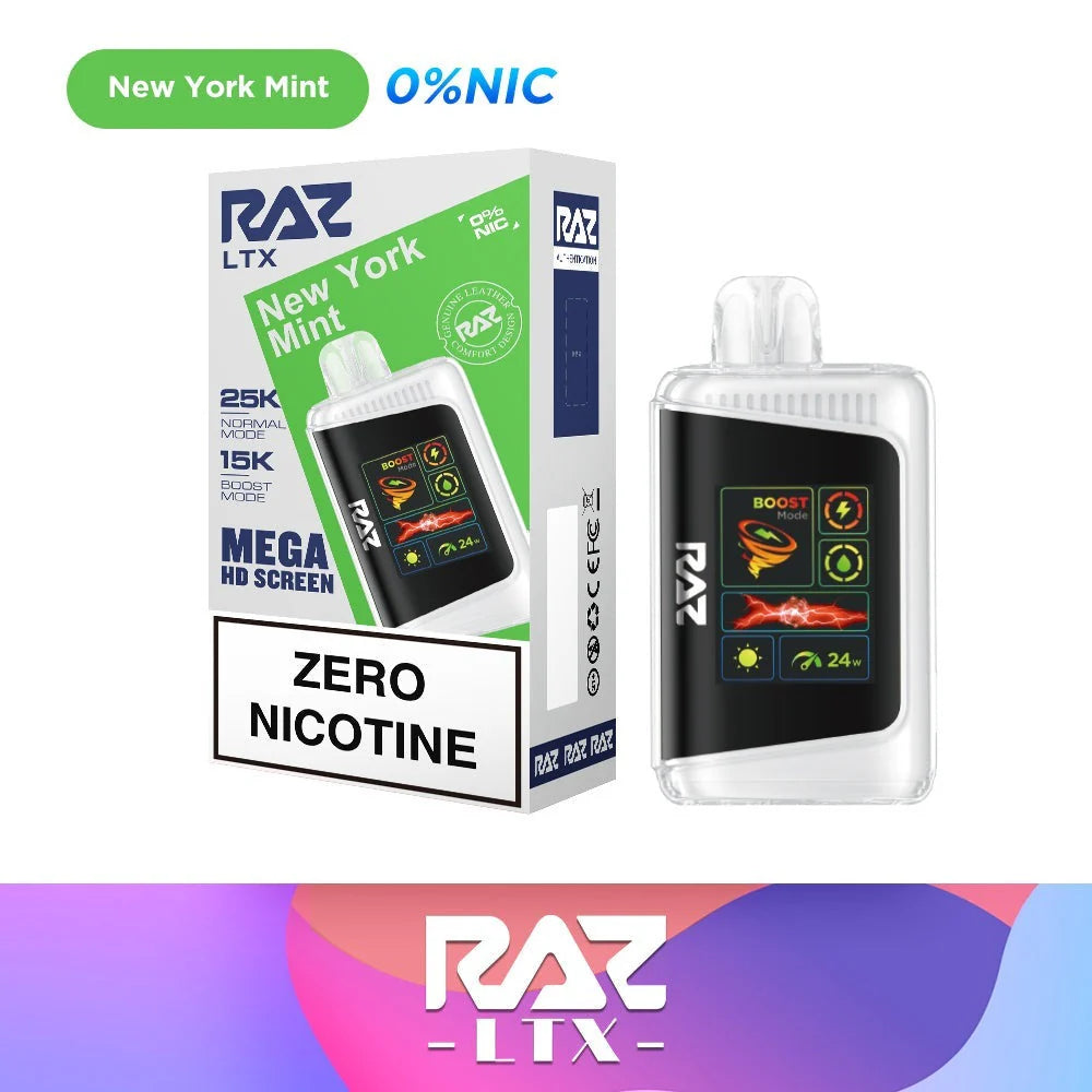 RAZ LTX25000 ZERO NICOTINE DISPOSABLE VAPE