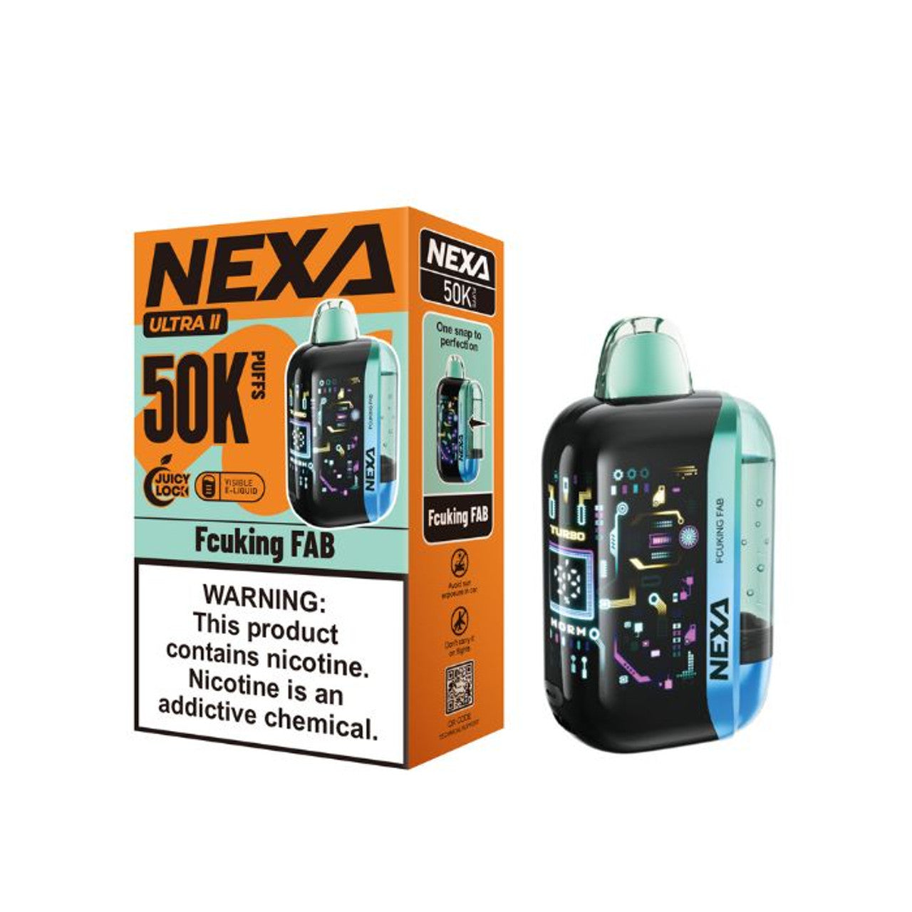 NEXA ULTRA II 50000 5% DISPOSABLE (5CT/DISPLAY)