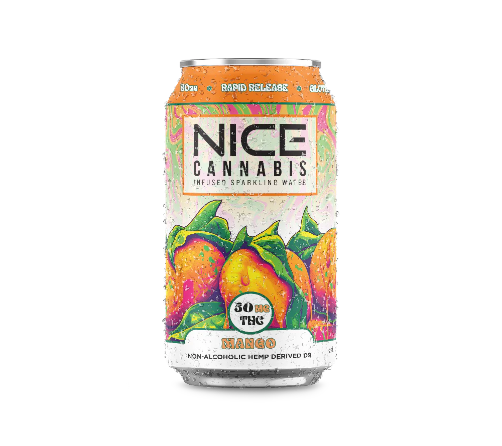 NICE CANNABIS 50MG D9 SELTZER (4CT PACK)
