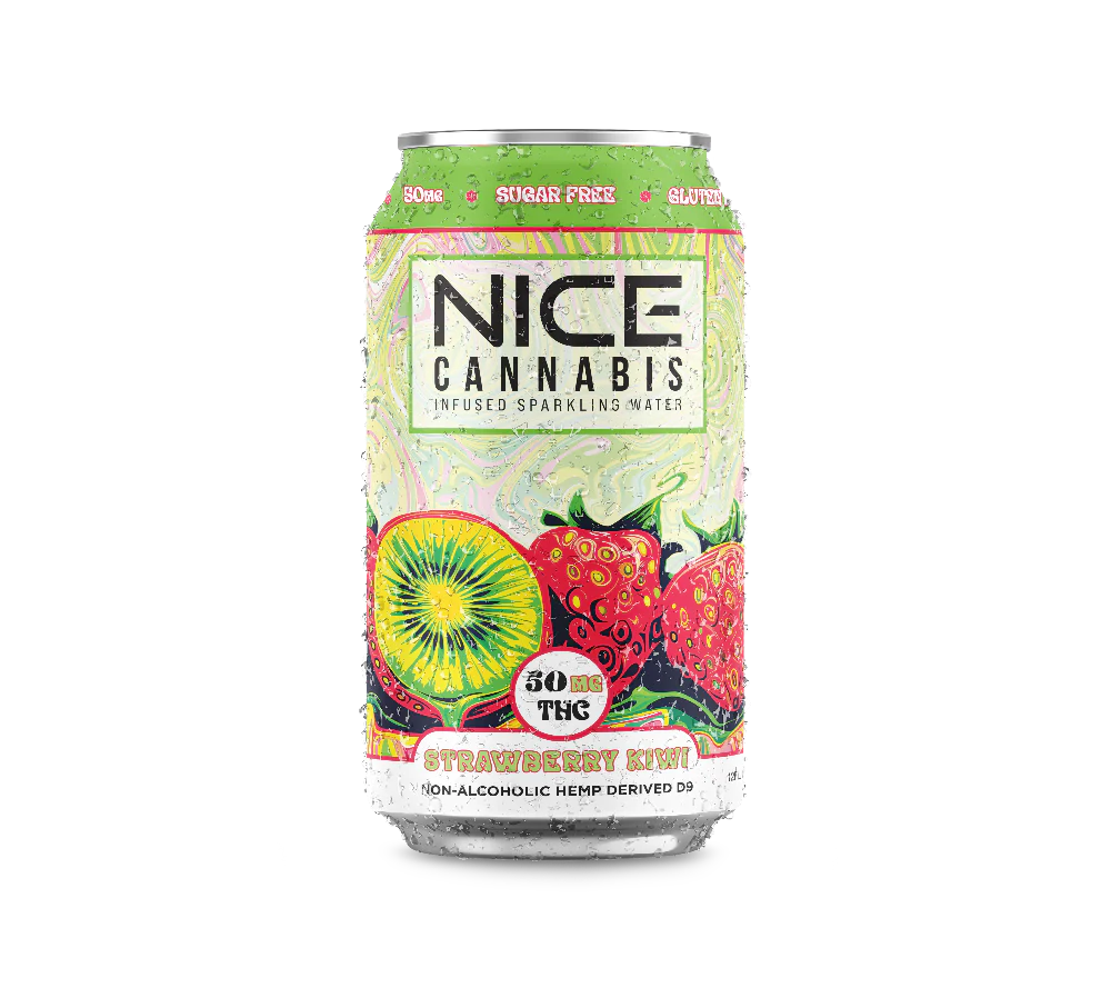 NICE CANNABIS 50MG D9 SELTZER (4CT PACK)