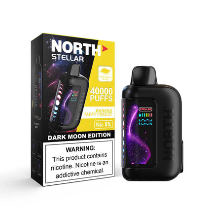 NORTH STELLAR 40K PUFFS 5% DISPOSABLE DARK MOON EDITION (5PK/DISPLAY)