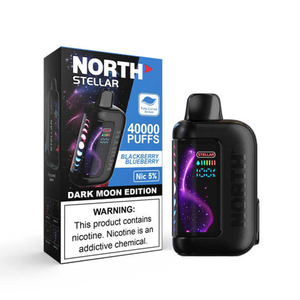 NORTH STELLAR 40K PUFFS 5% DISPOSABLE DARK MOON EDITION (5PK/DISPLAY)