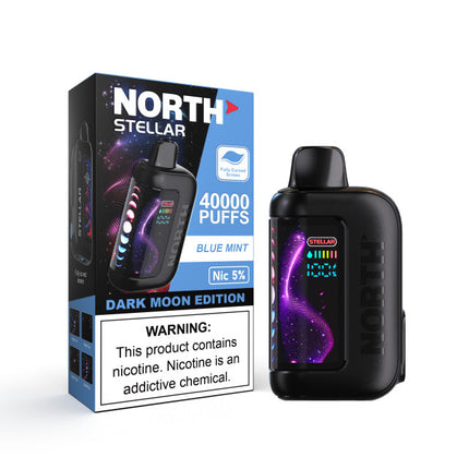 NORTH STELLAR 40K PUFFS 5% DISPOSABLE DARK MOON EDITION (5PK/DISPLAY)