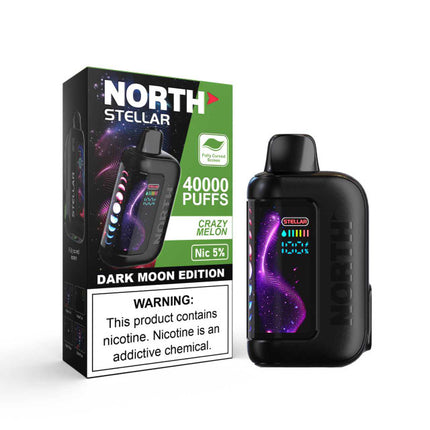NORTH STELLAR 40K PUFFS 5% DISPOSABLE DARK MOON EDITION (5PK/DISPLAY)