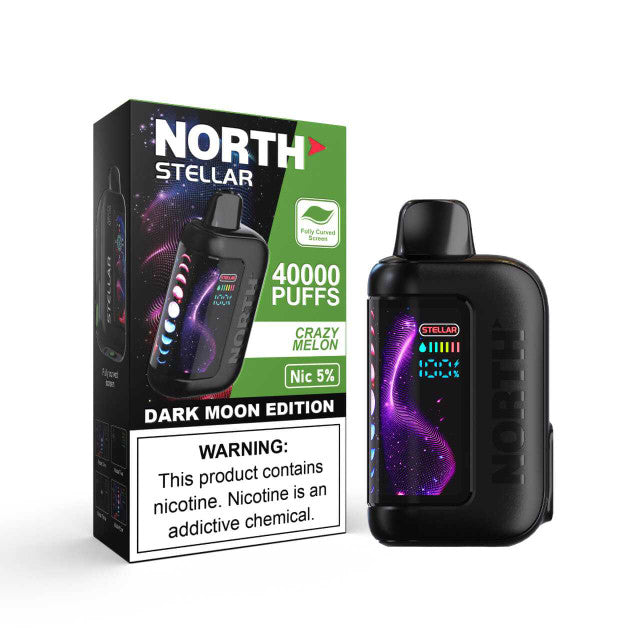NORTH STELLAR 40K PUFFS 5% DISPOSABLE DARK MOON EDITION (5PK/DISPLAY)