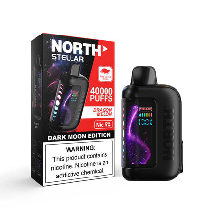 NORTH STELLAR 40K PUFFS 5% DISPOSABLE DARK MOON EDITION (5PK/DISPLAY)