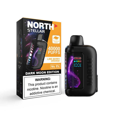 NORTH STELLAR 40K PUFFS 5% DISPOSABLE DARK MOON EDITION (5PK/DISPLAY)