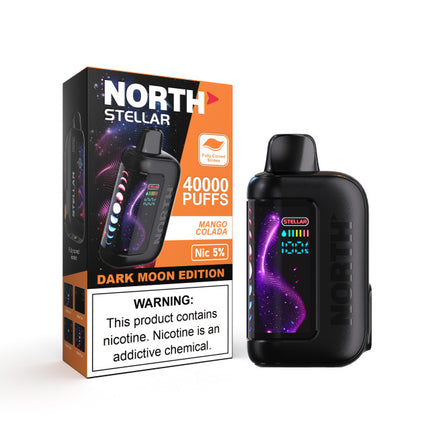 NORTH STELLAR 40K PUFFS 5% DISPOSABLE DARK MOON EDITION (5PK/DISPLAY)