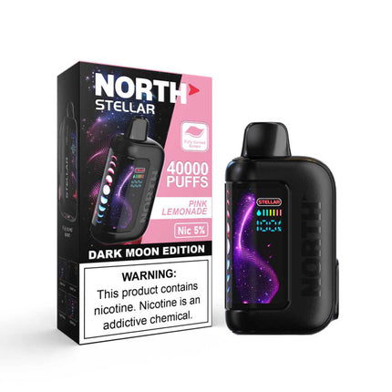 NORTH STELLAR 40K PUFFS 5% DISPOSABLE DARK MOON EDITION (5PK/DISPLAY)