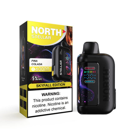 NORTH STELLAR 40K PUFFS 5% DISPOSABLE DARK MOON EDITION (5PK/DISPLAY)