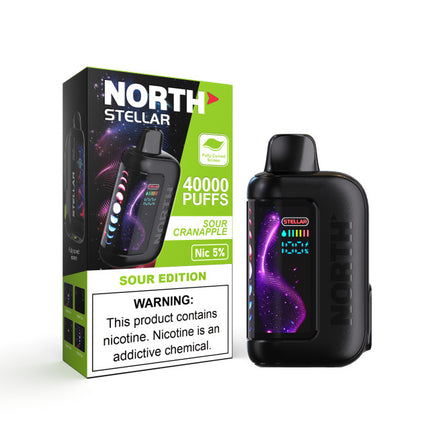 NORTH STELLAR 40K PUFFS 5% DISPOSABLE DARK MOON EDITION (5PK/DISPLAY)