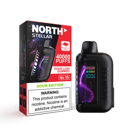 NORTH STELLAR 40K PUFFS 5% DISPOSABLE DARK MOON EDITION (5PK/DISPLAY)