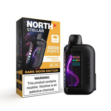 NORTH STELLAR 40K PUFFS 5% DISPOSABLE DARK MOON EDITION (5PK/DISPLAY)