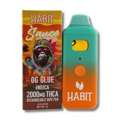HABIT 2000MG D9 DIAMOND SAUCE DISPOSABLE