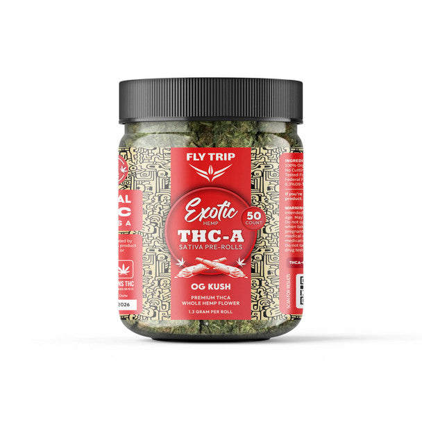 FLYTRIP 1.3G PREMIUM THC-A PRE ROLLS JAR