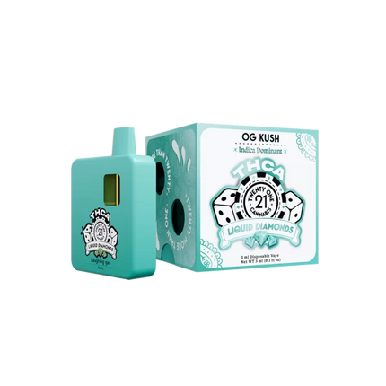 TWENTY ONE CANNBIS THCA LIQUID DIAMONDS 3ML DISPOSABLE