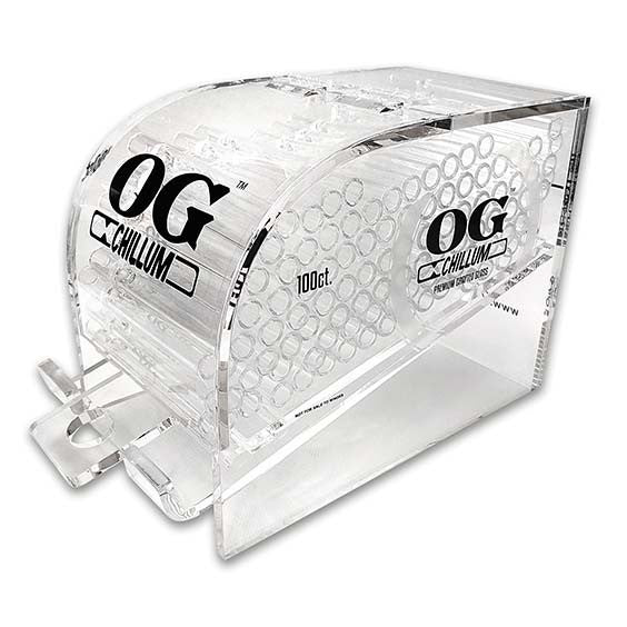 OG CHILLUM 100CT BOX | CLEAR