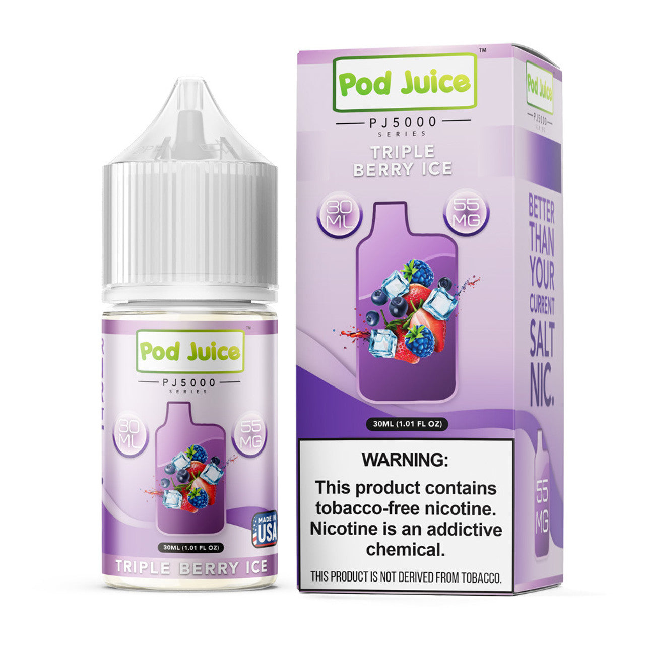 POD JUICE PJ5000 SERIES SALT NIC 30ML Rising Wholesale Inc. POD JUICE PJ5000 SERIES SALT NIC 30ML Rising Wholesale Inc.
