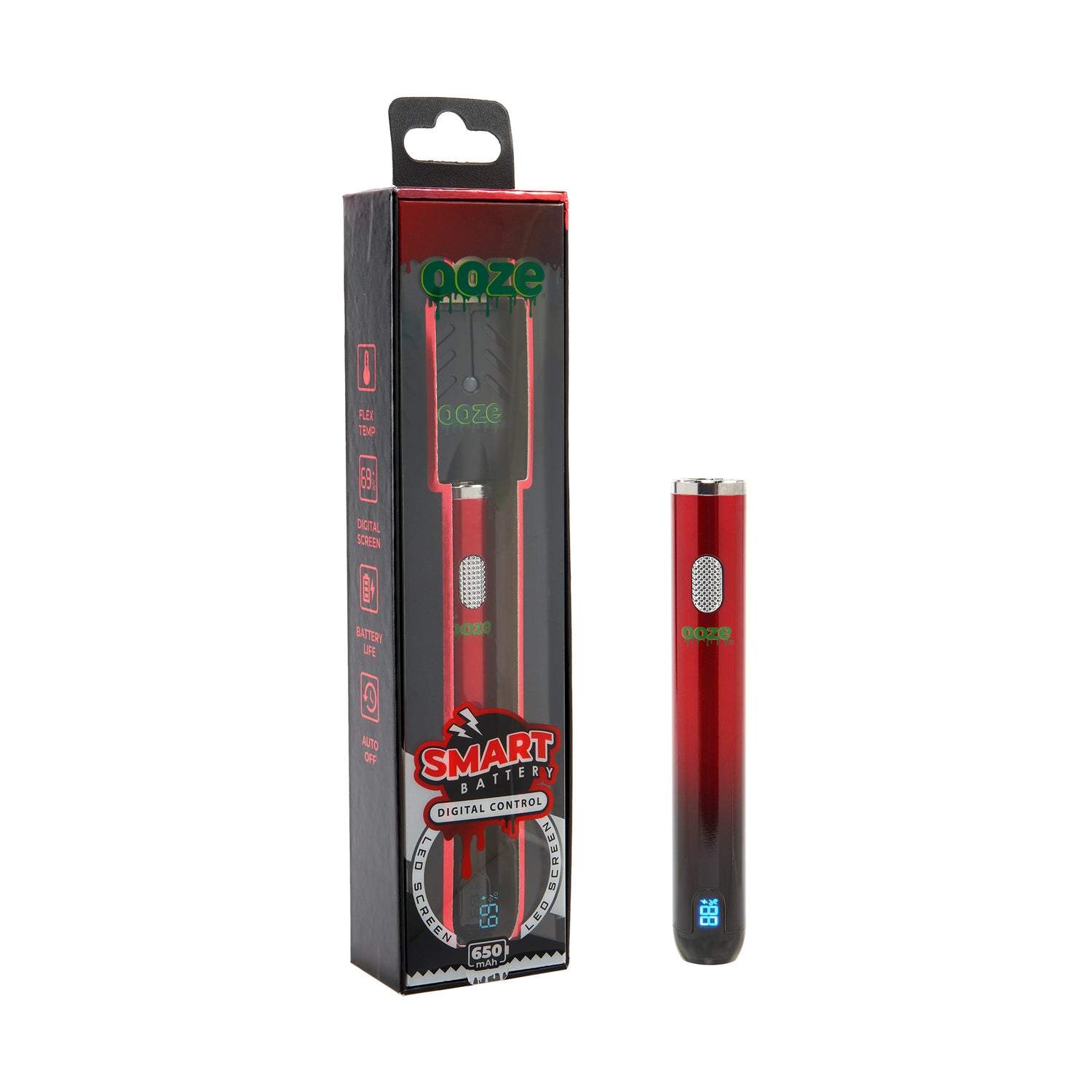 OOZE SMART BATTERY 650mAH DIGITAL CONTROL FLEX TEMP MIDNIGHT SUN 840212424672