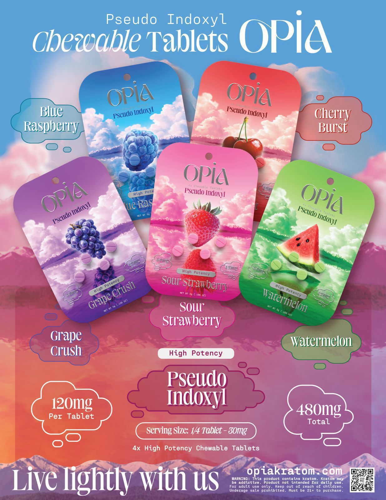 OPIA PSEUDOINDOXYL 120MG PER TAB 4CT PACK (10CT BOX)