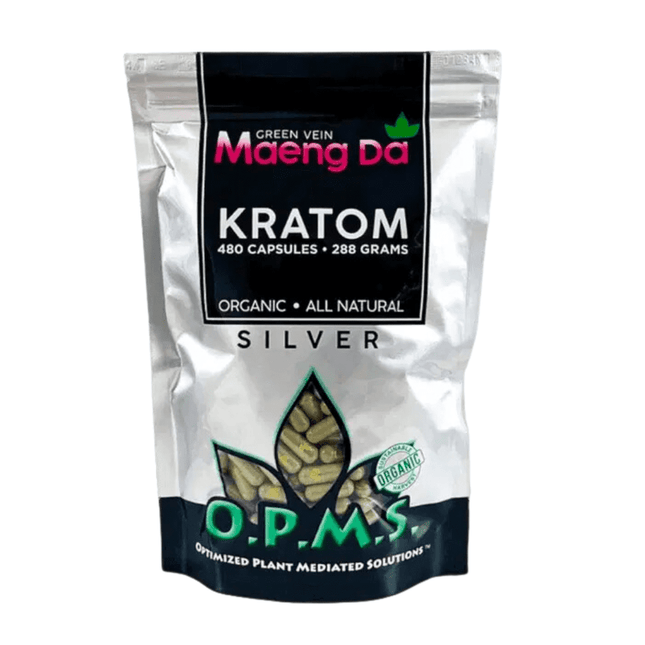 OPMS SILVER KRATOM 480CT CAPSULES