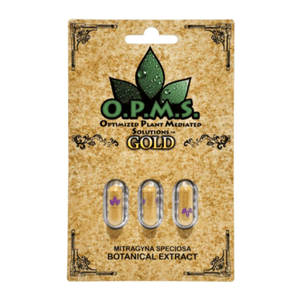 OPMS - GOLD KRATOM CAPSULES