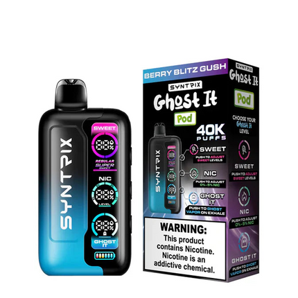 SYNTRIX GHOST IT 40K DISPOSABLE (5CT DISPLAY)