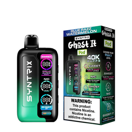 SYNTRIX GHOST IT 40K DISPOSABLE (5CT DISPLAY)