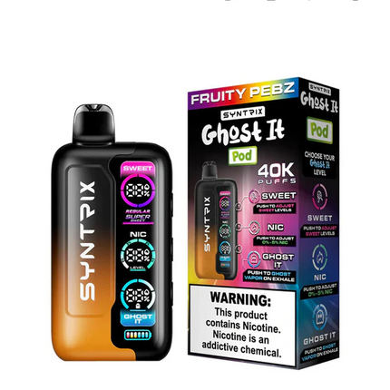 SYNTRIX GHOST IT 40K DISPOSABLE (5CT DISPLAY)