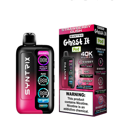 SYNTRIX GHOST IT 40K DISPOSABLE (5CT DISPLAY)