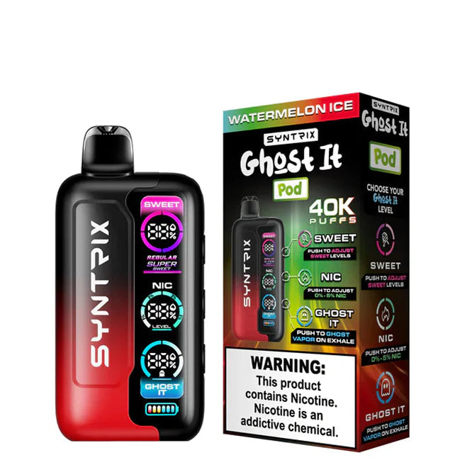 SYNTRIX GHOST IT 40K DISPOSABLE (5CT DISPLAY)