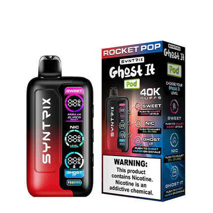 SYNTRIX GHOST IT 40K DISPOSABLE (5CT DISPLAY)