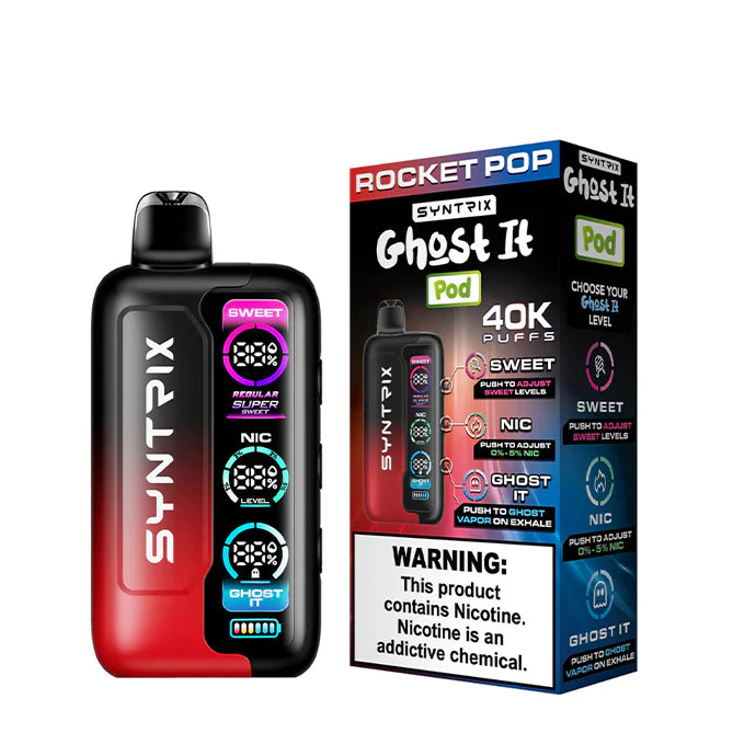 SYNTRIX GHOST IT 40K DISPOSABLE (5CT DISPLAY)