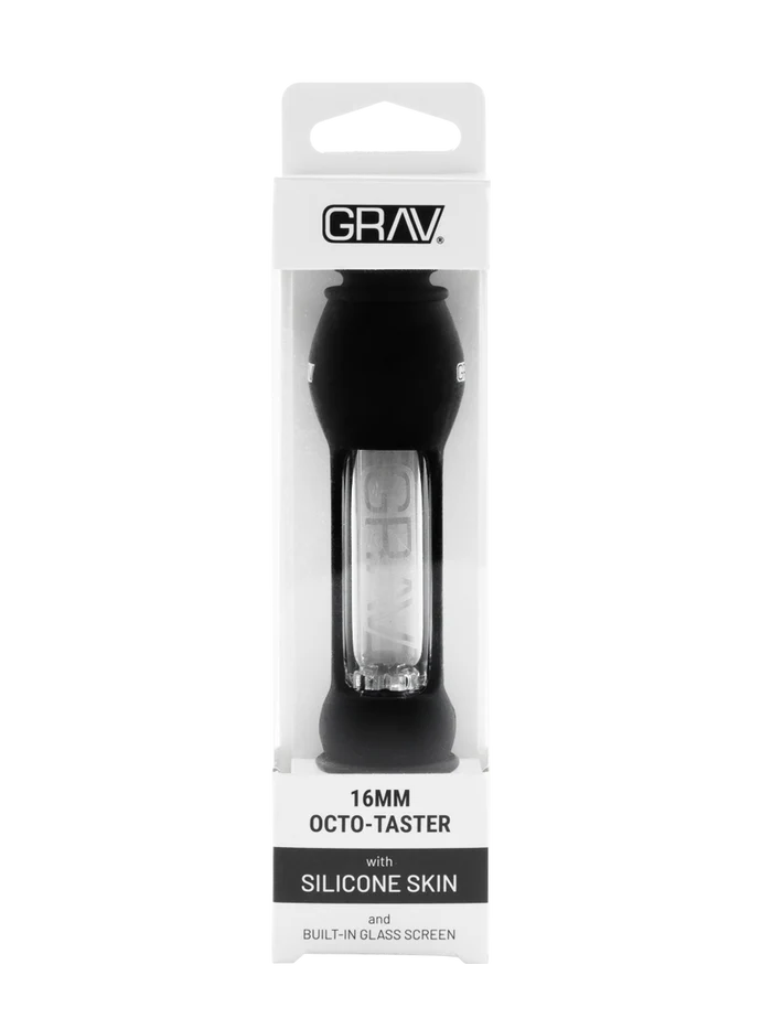 GRAV 16MM TASTER W/ SILICONE SKIN DISPLAY (15 PACK) | ASSORTED COLORS